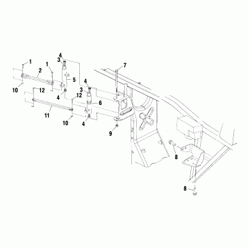 FRAME MOUNTING - A10CH46CA (4964376437B012)