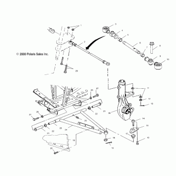 A-ARM/STRUT MOUNTING - A10CH46CA (4964376437B013)