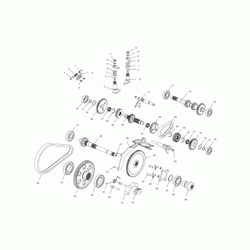 GEARCASE (Internal Components) - A10CH46CA (4964376437C013)