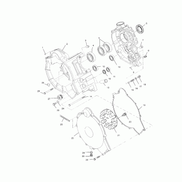 CRANKCASE - A10CH46CA (4964376437D003)