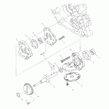OIL PUMP - A10CH46CA (4964376437D013)