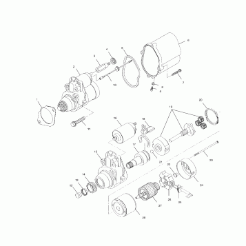 STARTING MOTOR - A10CH46CA (4964376437E002)