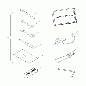 TOOL KIT - A10CH46CA (4964376437E003)
