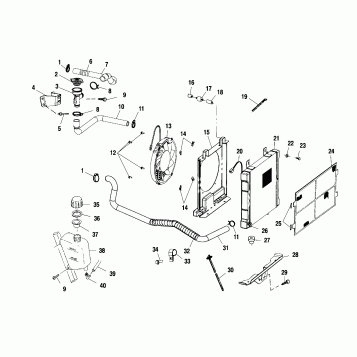 COOLING SYSTEM - A01CH42AA (4964436443A009)