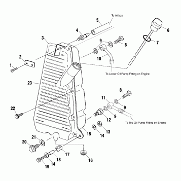 OIL TANK - A01CH42AA (4964436443B010)