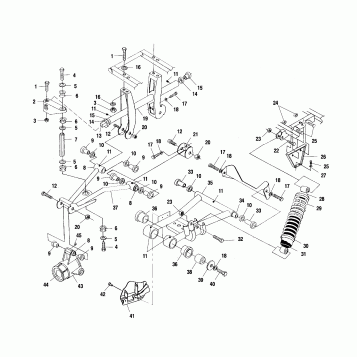 REAR SUSPENSION - A01CH42AA (4964436443C005)
