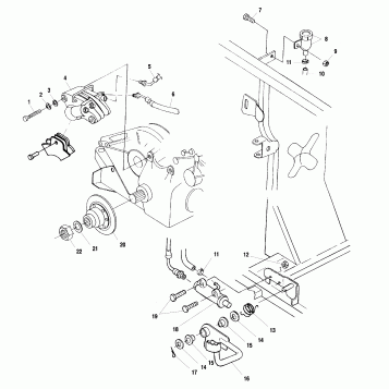 REAR BRAKE/FOOT PEDAL - A01CH42AA (4964436443C007)