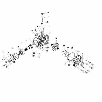 FRONT HOUSING - A01CH42AA (4964436443C011)