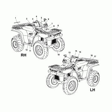 DECALS - A01CH50AA (4964466446A009)