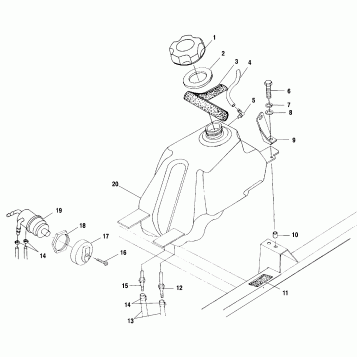 FUEL TANK - A01CH50AA (4964466446A012)