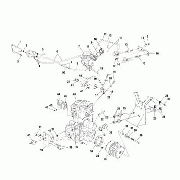 ENGINE MOUNTING - A01CH50AA (4964466446A013)