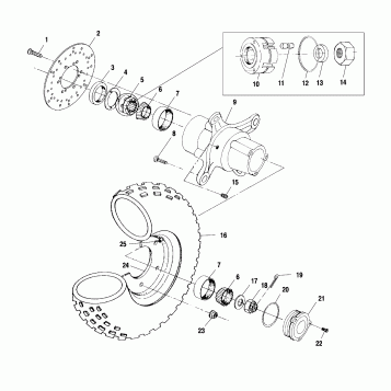 FRONT WHEEL - A01CH50AA (4964466446B006)