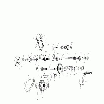 GEARCASE (Internal Components) - A01CH50AA (4964466446C013)