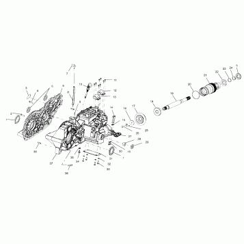 GEARCASE (Cases and Snorkel) - A01CH50EB (4964466446D001)