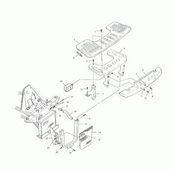 FRONT RACK and BUMPER MOUNTING - A01CL50AA (4964586458A006)