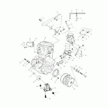 ENGINE MOUNTING - A01CL50AA (4964586458A009)