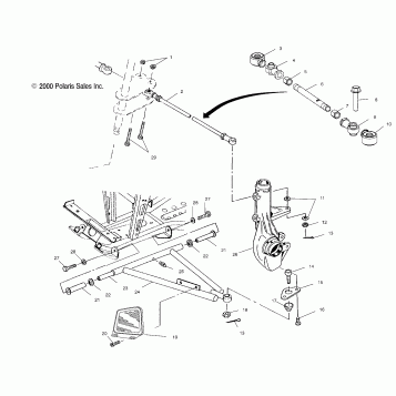 A-ARM/STRUT MOUNTING - A01CL50AA (4964586458B005)