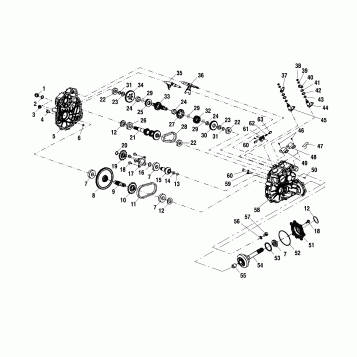 GEARCASE - A01CL50AA (4964586458C013)