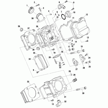 CYLINDER - A01CL50AA (4964586458D005)
