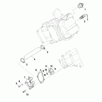 WATER PUMP - A01CL50AA (4964586458D011)