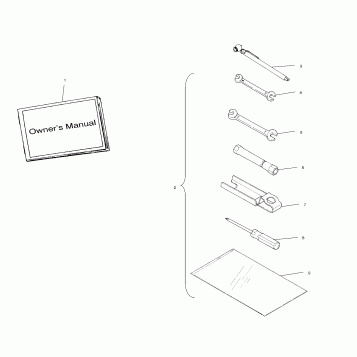 TOOL KIT - A01CL50DA (4964586458E003)