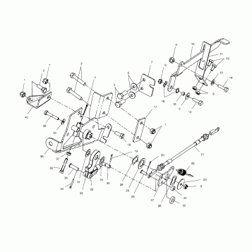 PARK LOCK - A01CL50DA (4964586458E004)