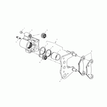 FRONT BRAKE - A02CH68AA/AB/AC/CA/CB (4966346634B08)