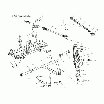 A-ARM/STRUT MOUNTING - A02CH68AA/AB/AC/CA/CB (4966346634B12)