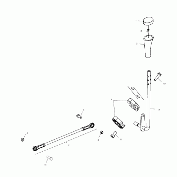 GEAR SELECTOR - A02CH68AA/AB/AC/CA/CB (4966346634C10)