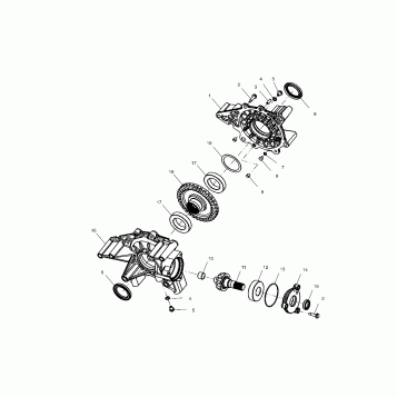 REAR GEARCASE - A02CH68AA/AB/AC/CA/CB (4966346634D01)