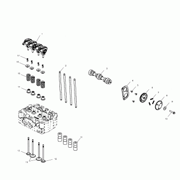 INTAKE AND EXHAUST - A02CH68AA/AB/AC/CA/CB (4966346634D09)
