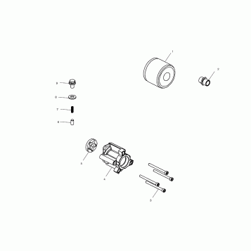 OIL PUMP - A02CH68AA/AB/AC/CA/CB (4966346634D12)