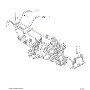 CHASSIS, FRAME - A24SHR57AM (C102483)
