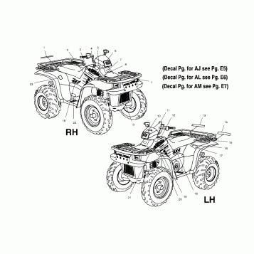 DECALS - A02CH50AA/AB/AC/AD/AN/AE/EB/AK/FA (4967436743A09)
