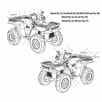 DECALS - A02CH50AL (4967436743E06)