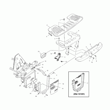 FRONT RACK and BUMPER MOUNTING - A02CL50AA/DA (4967986798A06)