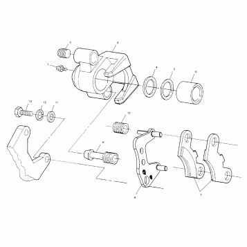 FRONT BRAKE - A02CL50AA/DA (4967986798B04)
