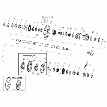 MIDDLE DRIVE - A02CL50AA/DA (4967986798B11)