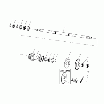 REAR DRIVE - A02CL50AA/DA (4967986798B12)