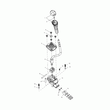 GEAR SELECTOR - A02CL50AA/DA (4967986798C11)
