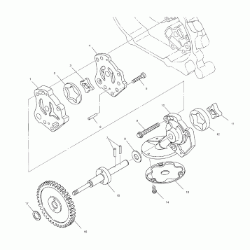 OIL PUMP - A02CL50AA/DA (4967986798D12)