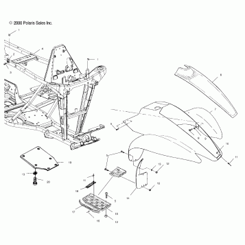 FRONT CAB - A01BA38CA (4968366836A003)