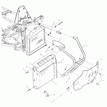 FRONT BUMPER and SHIELDS - A01BA38CA (4968366836A005)