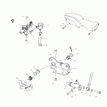 REAR BRAKE MASTER CYLINDER - A01BA38CA (4968366836B011)