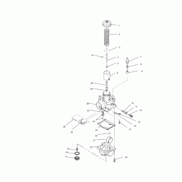 CARBURETOR - A01BA38CA (4968366836C014)