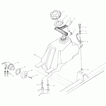 FUEL TANK - A02CH42AA (4968536853A11)