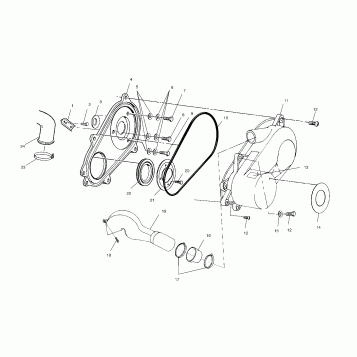 CLUTCH COVER - A02CH42AA (4968536853C05)