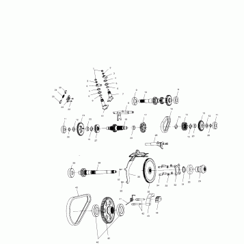 GEARCASE (Internal Components) - A02CH42AA (4968536853C13)