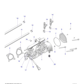 ENGINE, THROTTLE BODY - A25SXM95AL (C102517)