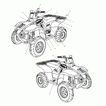 DECALS - A02CA32AA/AB (4969816981A05)